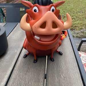 Disney Parks Lion King Pumba Popcorn Bucket Animal Kingdom Souvenir Warthog